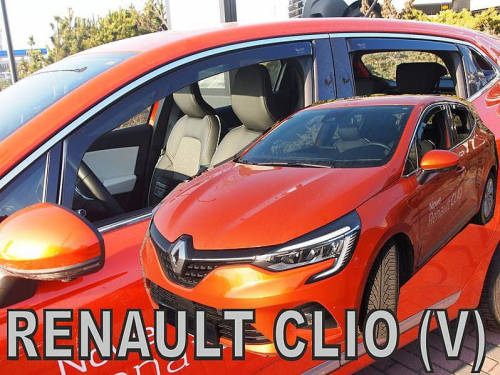 Deflektory-ofuky oken Renault Clio V 5-dvéř (+zadní)