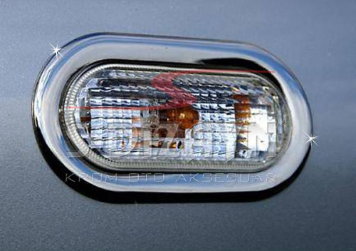 Nerez rámečky kolem bočních blikačů Volkswagen Caddy III