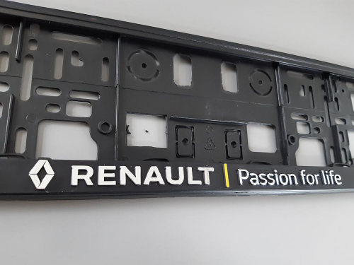 Podložka pod SPZ 3D Renault Passion