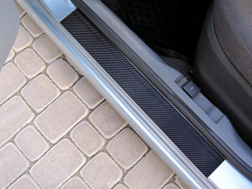 Kryty prahů-karbonová folie Volkswagen Caddy V
