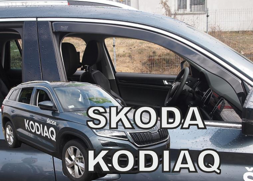 Deflektory-ofuky oken Škoda Kodiaq - přední