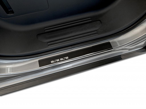 Kryty prahů-nerez+karbon Kia PV5