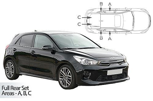 Sluneční clony CarShades KIA Rio